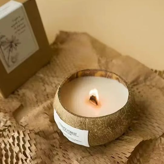 Natural Coconut Shell Scented  - Candle Supplies Free Shipping ulasan dan harga