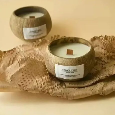 Natural Coconut Shell Scented  - Candle Supplies Free Shipping ulasan dan harga