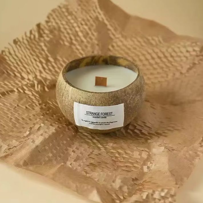 Natural Coconut Shell Scented  - Candle Supplies Free Shipping ulasan dan harga