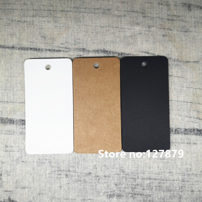 100PCS Multi Sizes Kraft Paper - Kraft Hang Tag ulasan dan harga