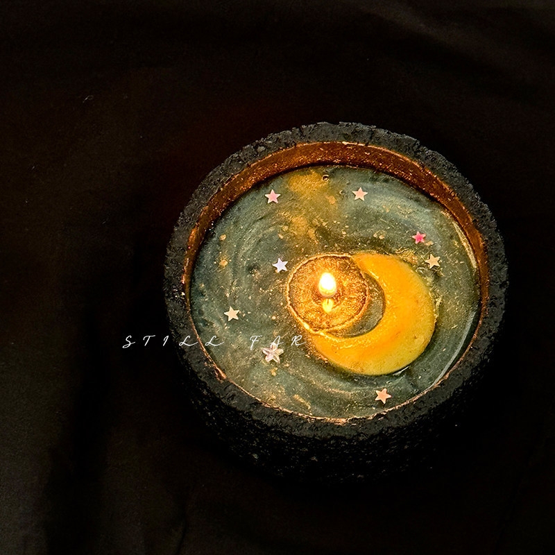 Melting Moon Scented Candle Ha - Candle Supplies Free Shipping ulasan dan harga