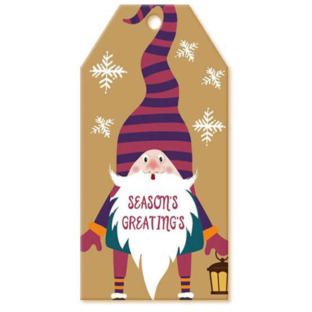 Merry Christmas Tags Kraft Pap - Kraft Hang Tag ulasan dan harga