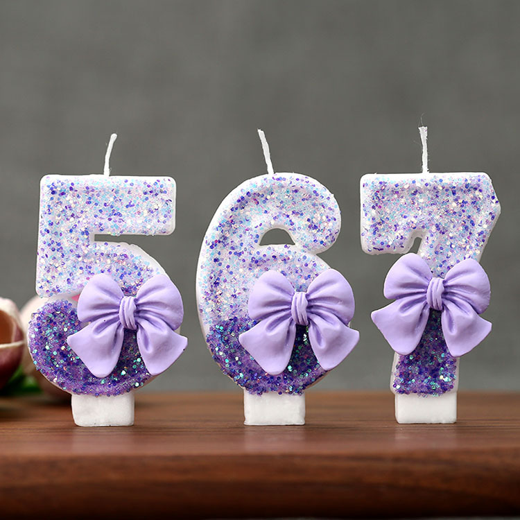 Creative Glitter Gradual Purpl - Candle Supplies Free Shipping ulasan dan harga